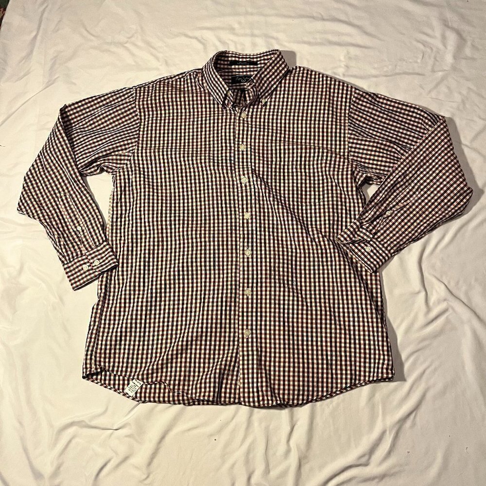 Byron Nelson Men's Checkered Dress Shirt